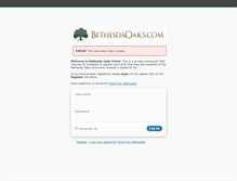Tablet Screenshot of bethesdaoaks.com